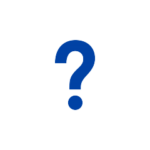blue question mark