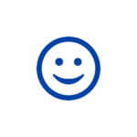 blue smiley face