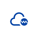 blue symbol of cloud
